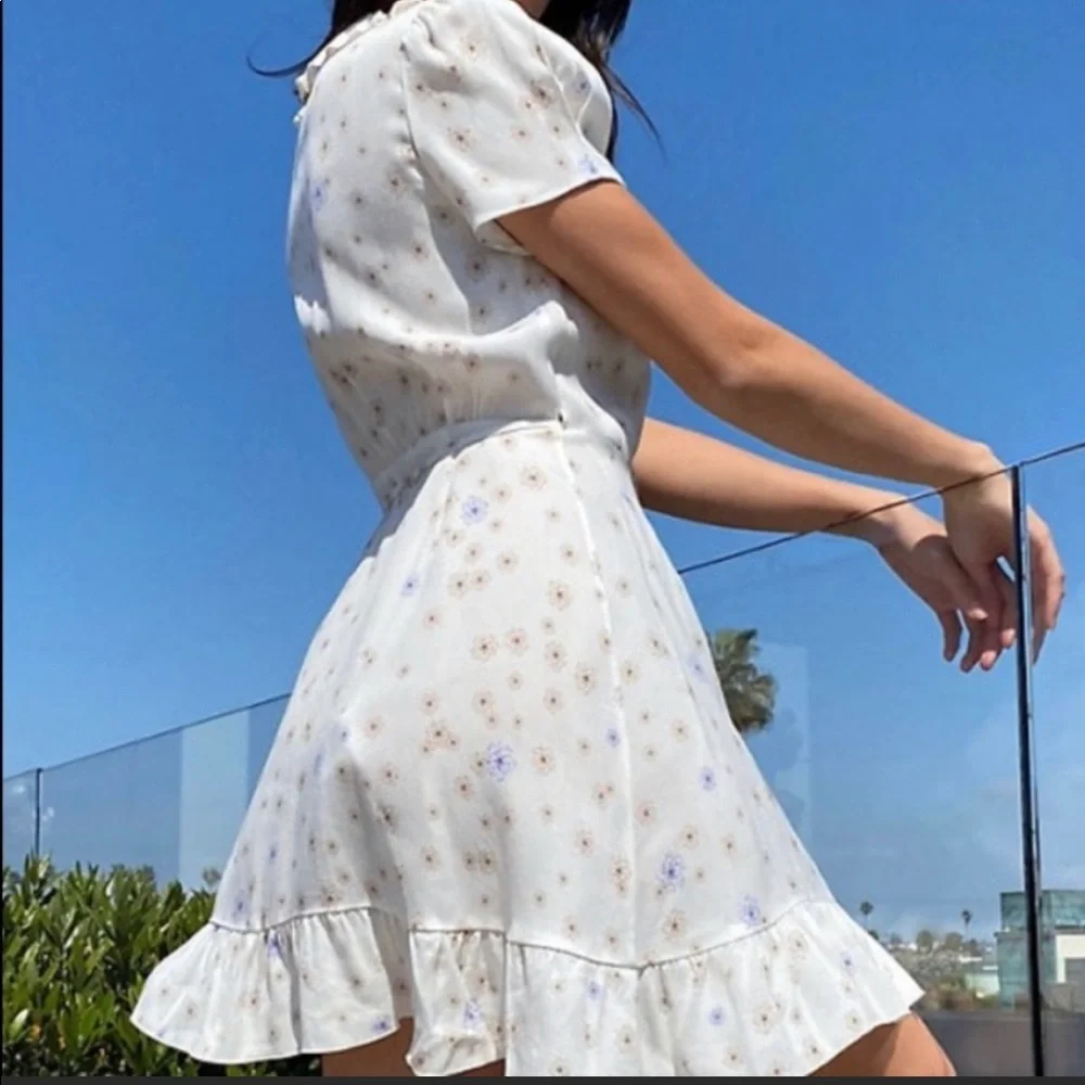 Aritzia Sunday Best Wrap Dress - Picture 3 of 11